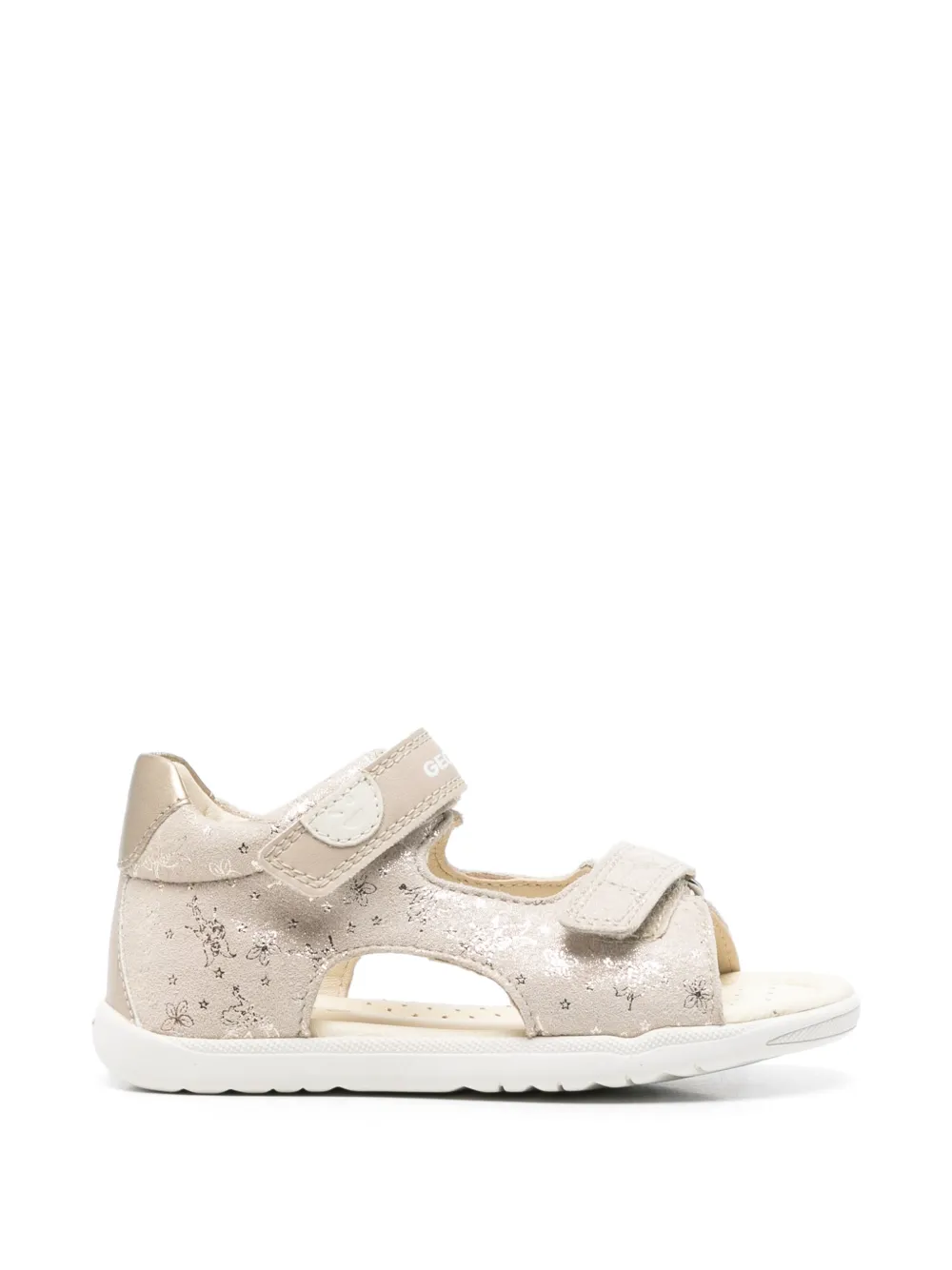 Geox Kids Macchia floral-print sandals Beige
