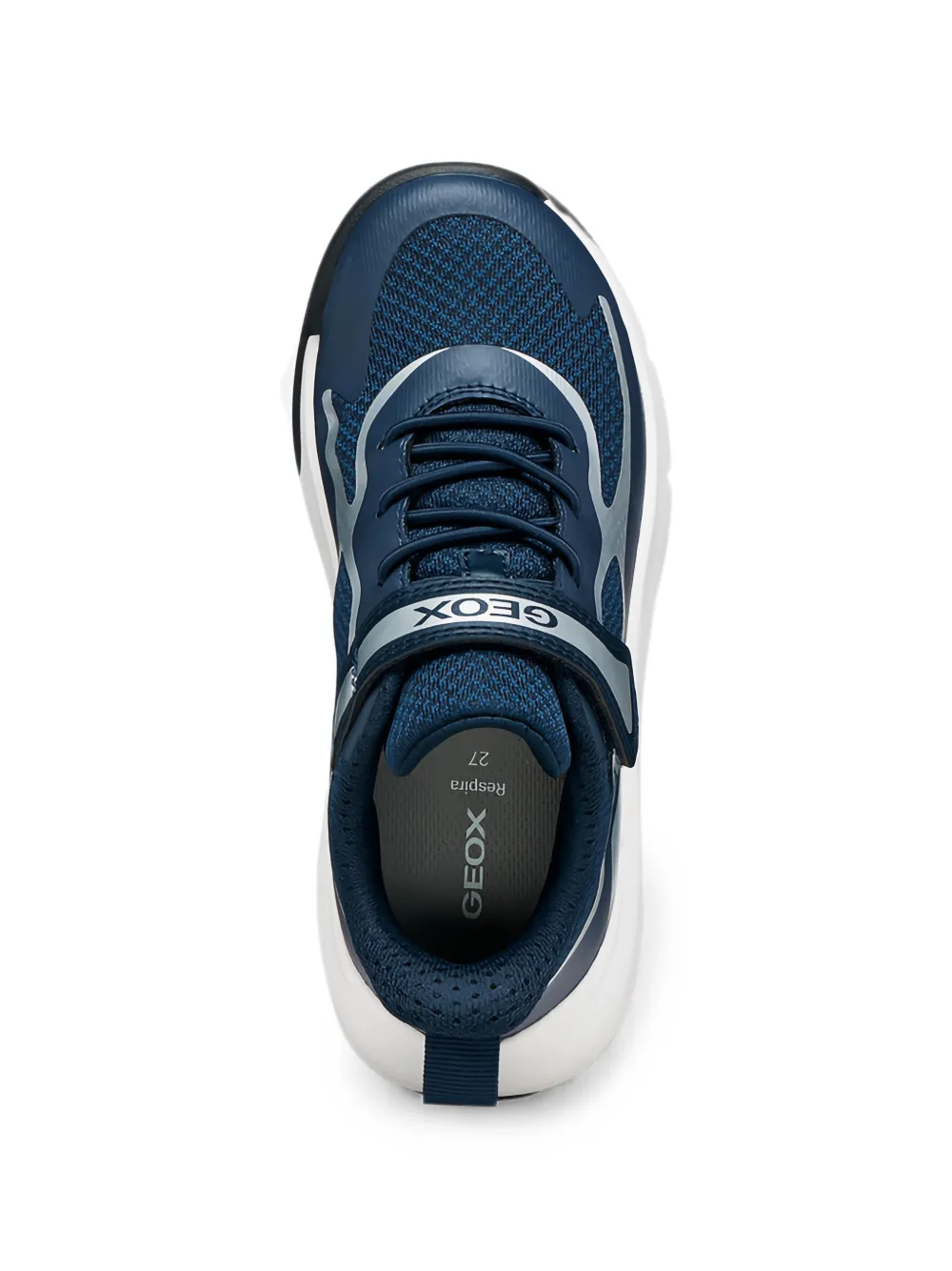Geox Kids touch-strap sneakers Blauw