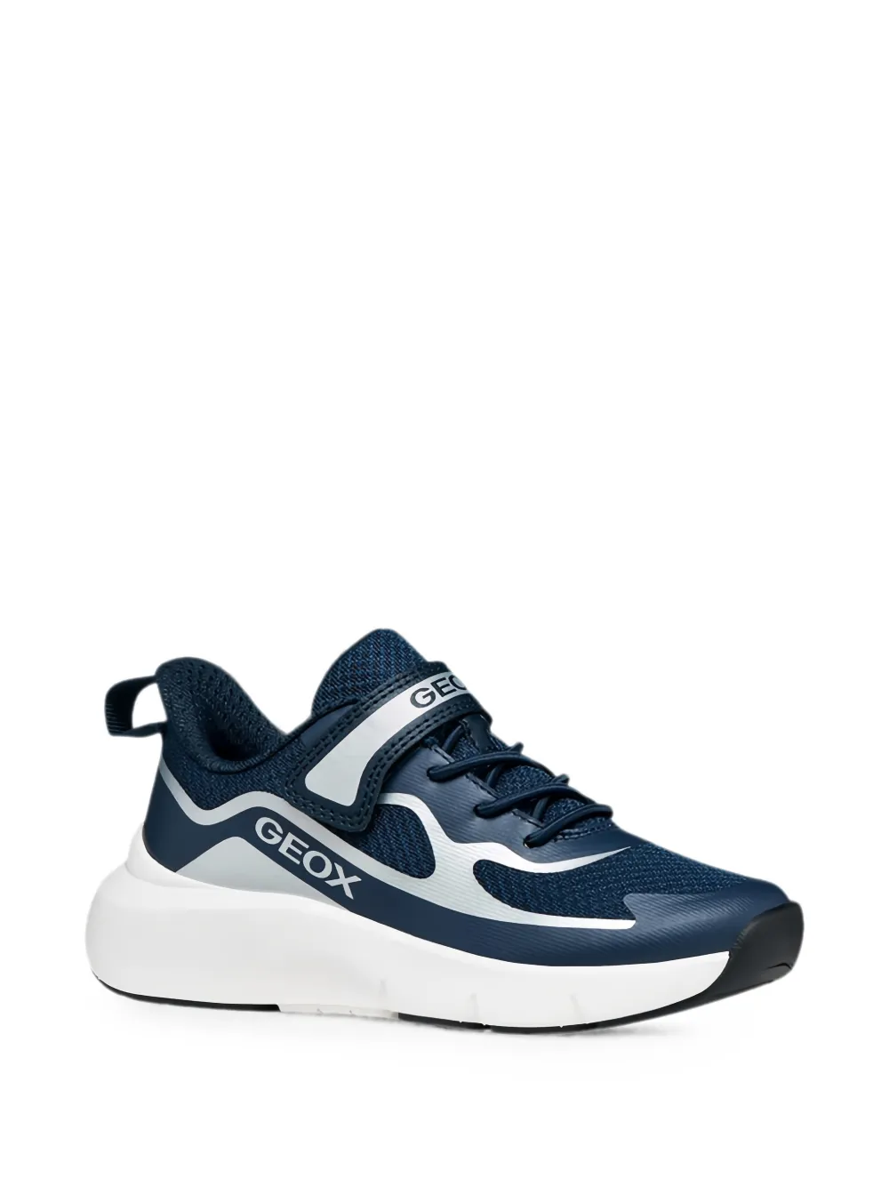 Geox Kids touch-strap sneakers Blauw