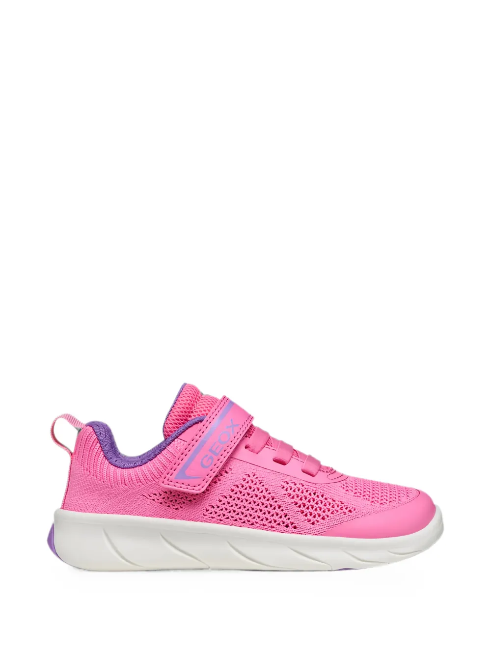 Geox Kids Foot-Run mesh touch-strap sneakers Roze