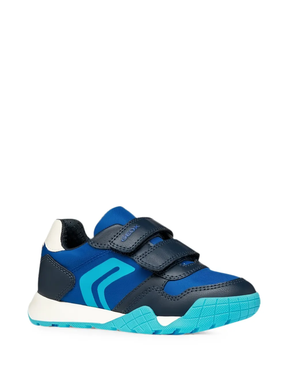 Geox Kids Rann-E touch-strap sneakers Blauw