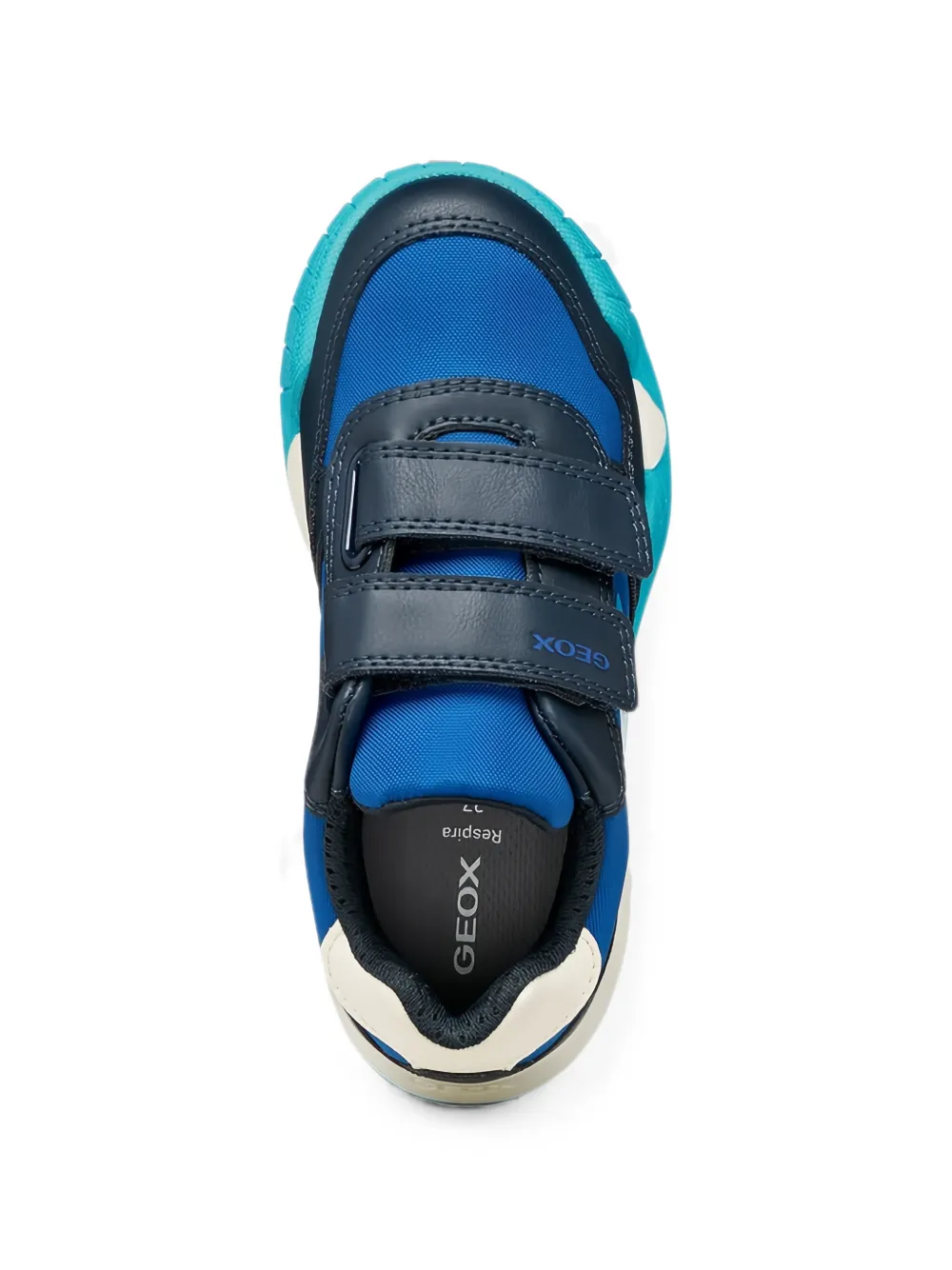Geox Kids Rann-E touch-strap sneakers Blauw