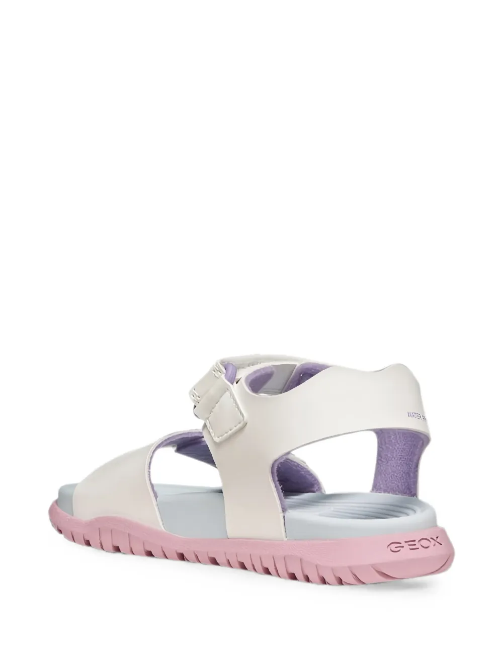 Geox Kids Fusbetto touch-strap buckle-detail sandals Wit