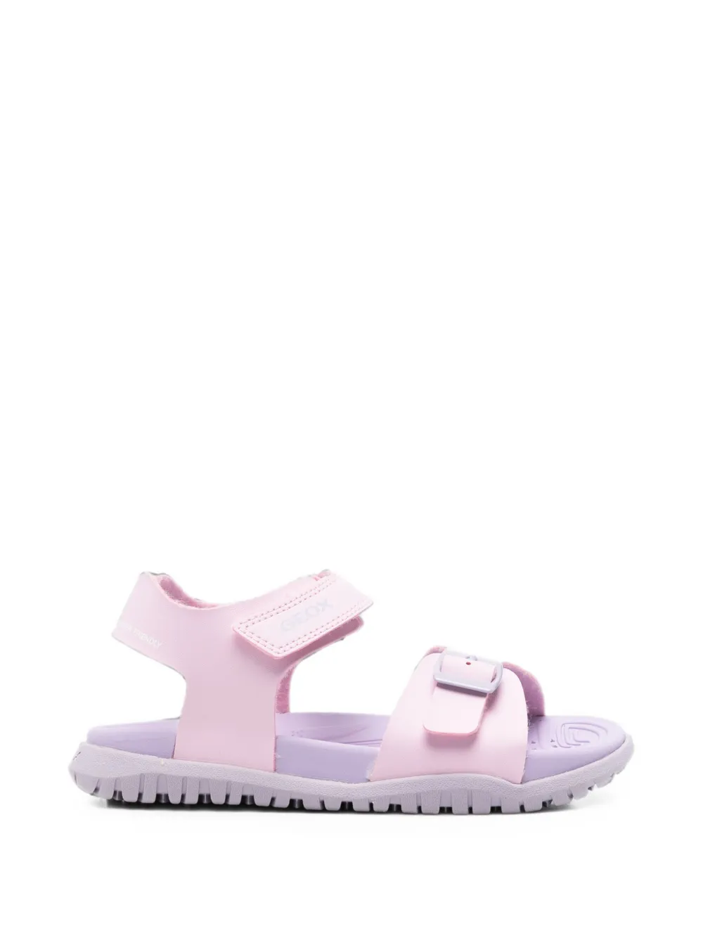 Geox Kids Fusbetto touch-strap buckle-fastening sandals Roze