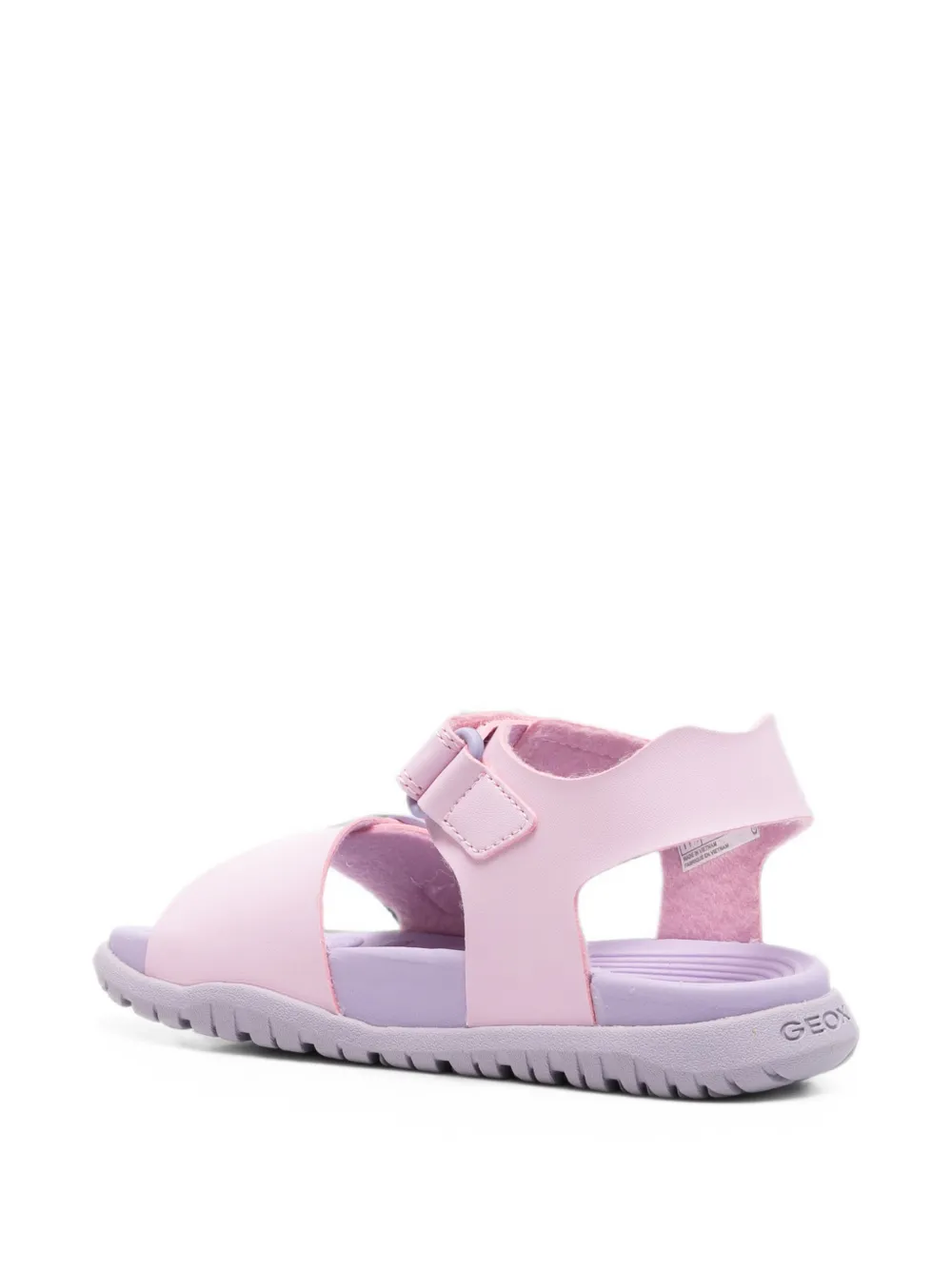 Geox Kids Fusbetto touch-strap buckle-fastening sandals Roze