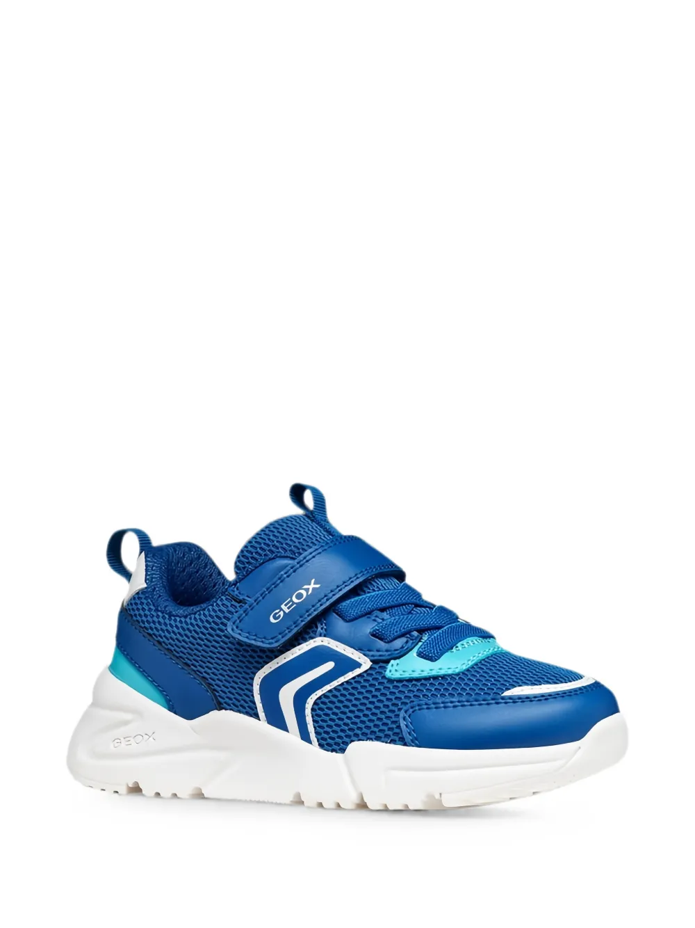 Geox Kids Loftus Mesh-Sneakers mit Klettverschluss - Blau