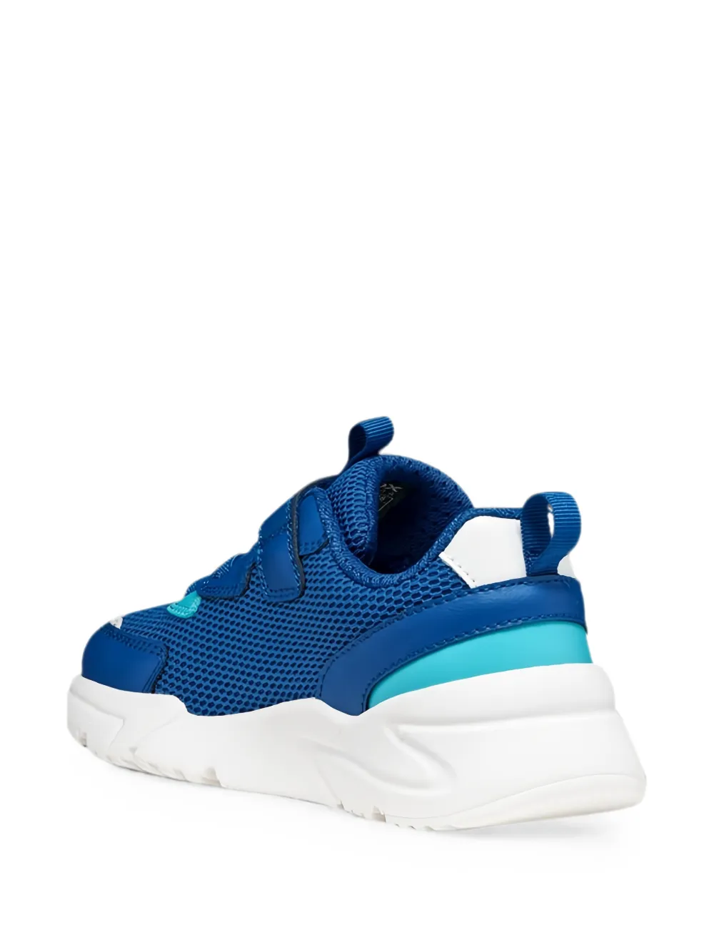 Geox Kids Loftus touch-strap mesh sneakers Blauw