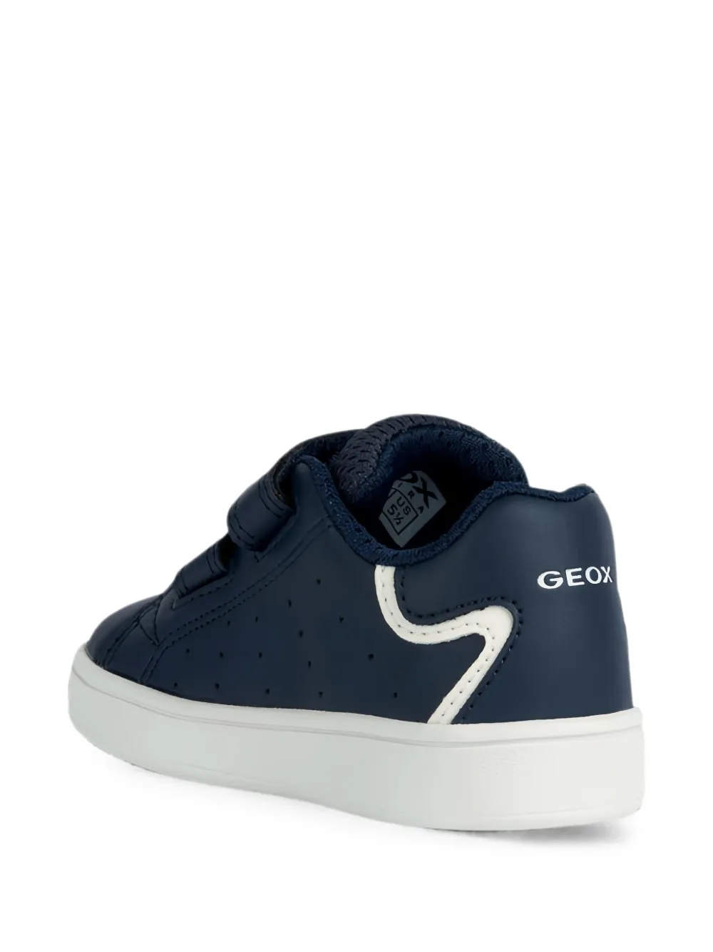 Geox Kids touch-strap perforated sneakers Blauw