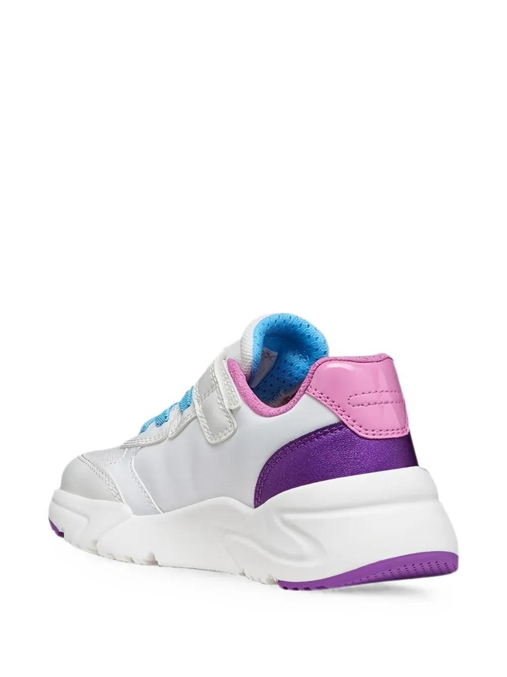 Geox Kids Loftus touch-strap sneakers Wit