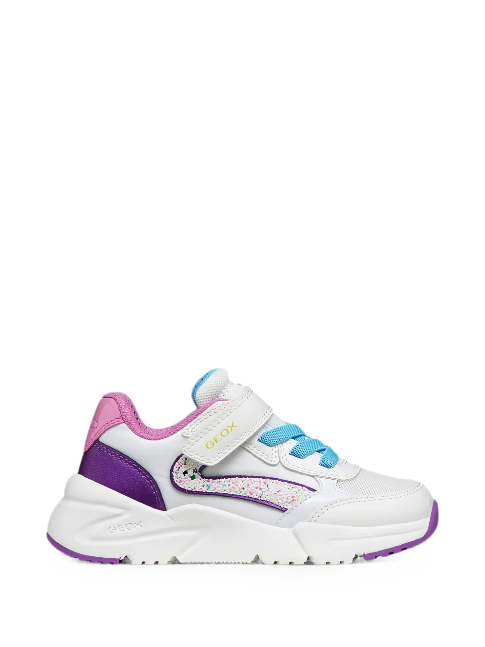 Geox Kids Loftus touch-strap sneakers Wit