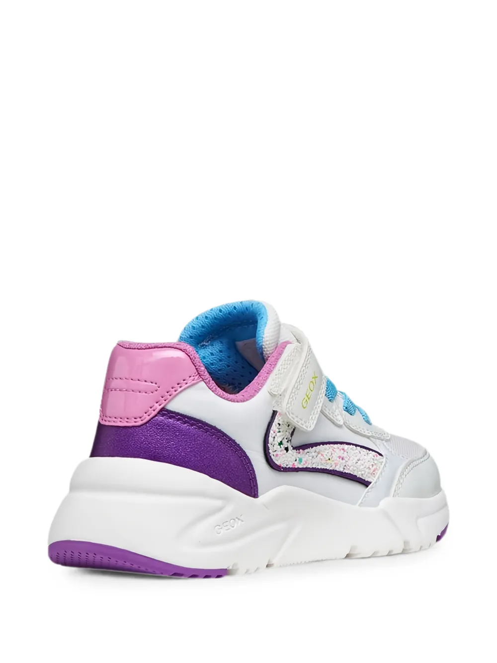 Geox Kids Loftus touch-strap sneakers Wit