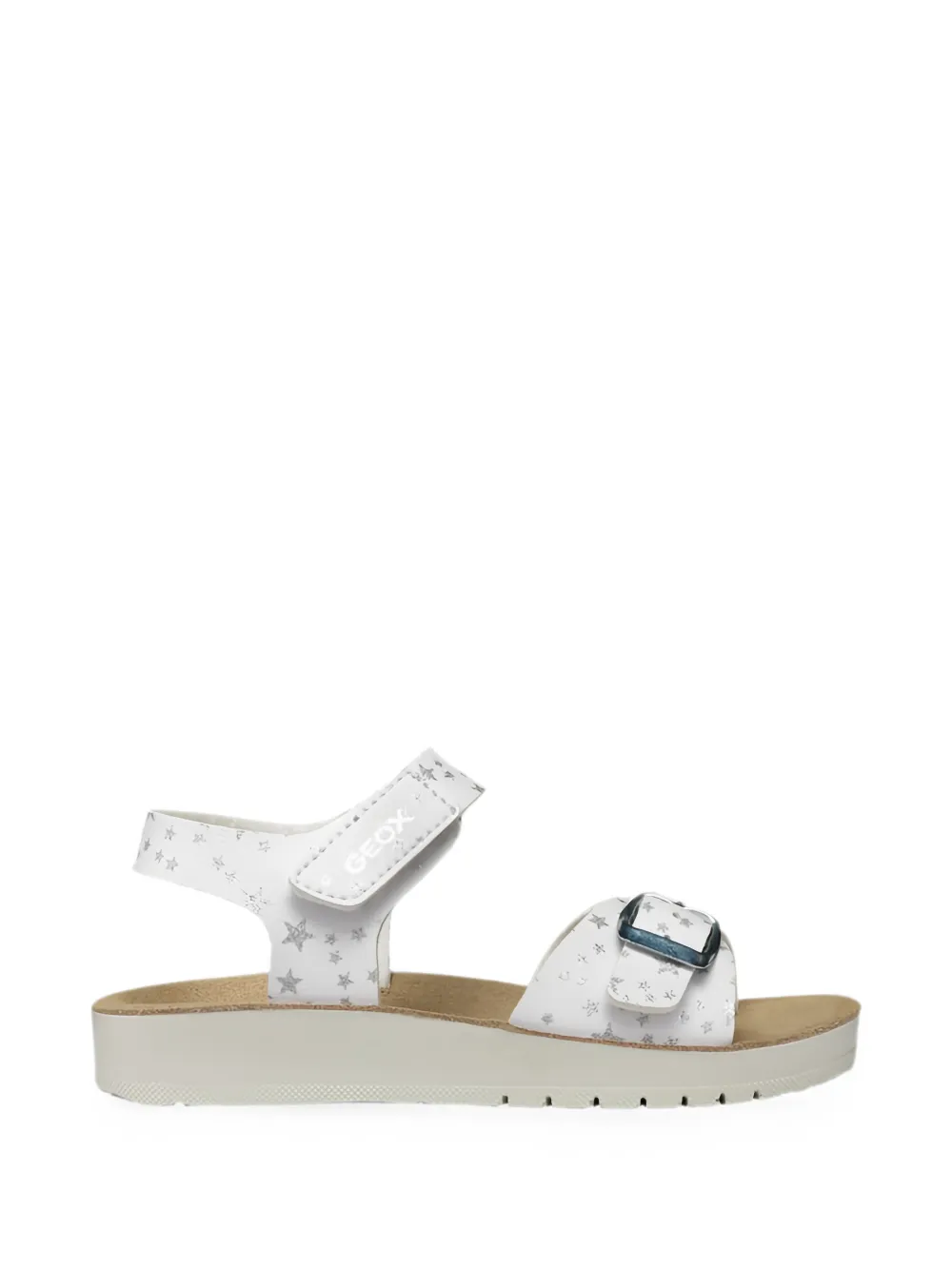 Geox Kids Costarei star-print sandals Wit