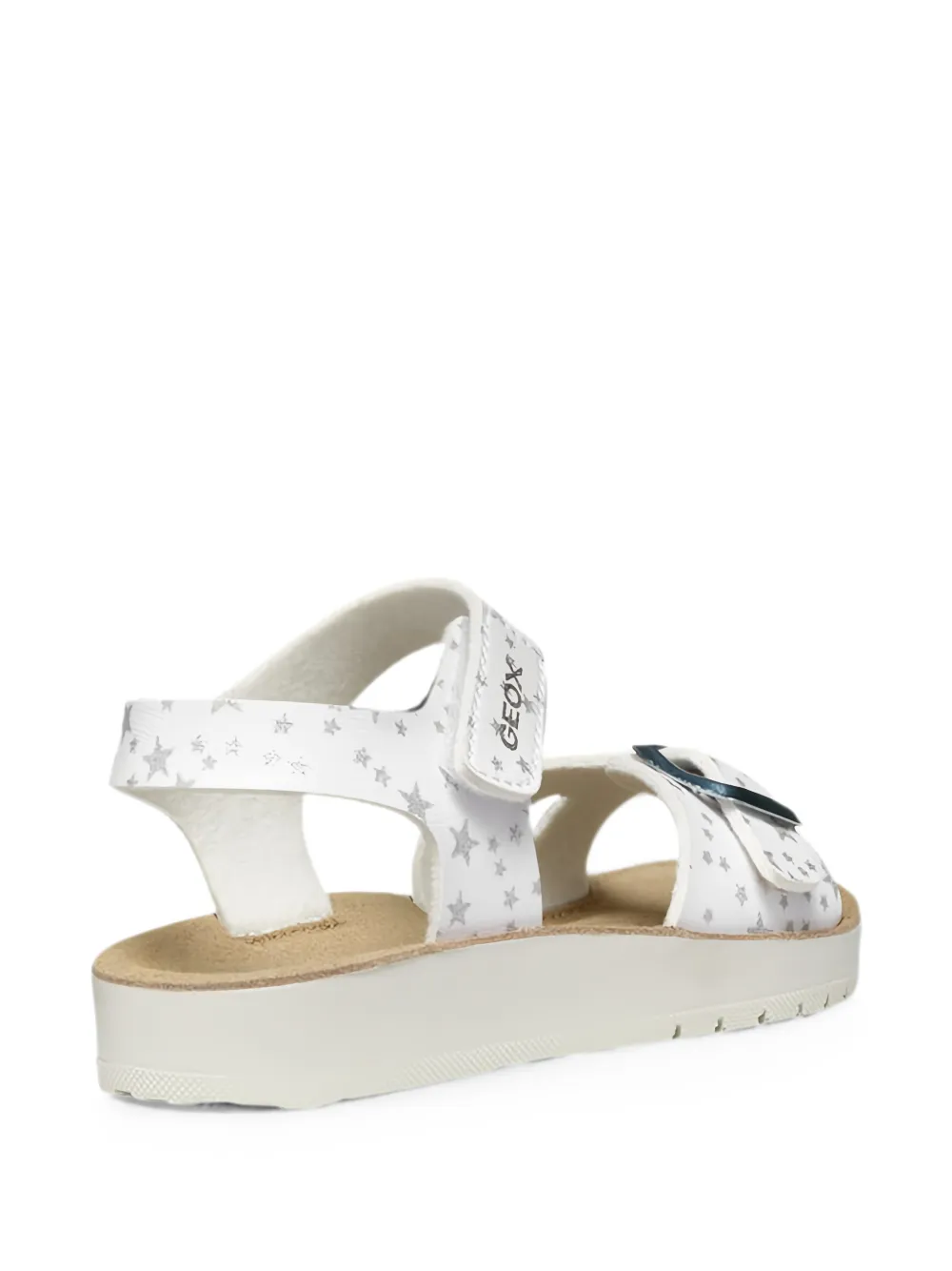 Geox Kids Costarei star-print sandals Wit
