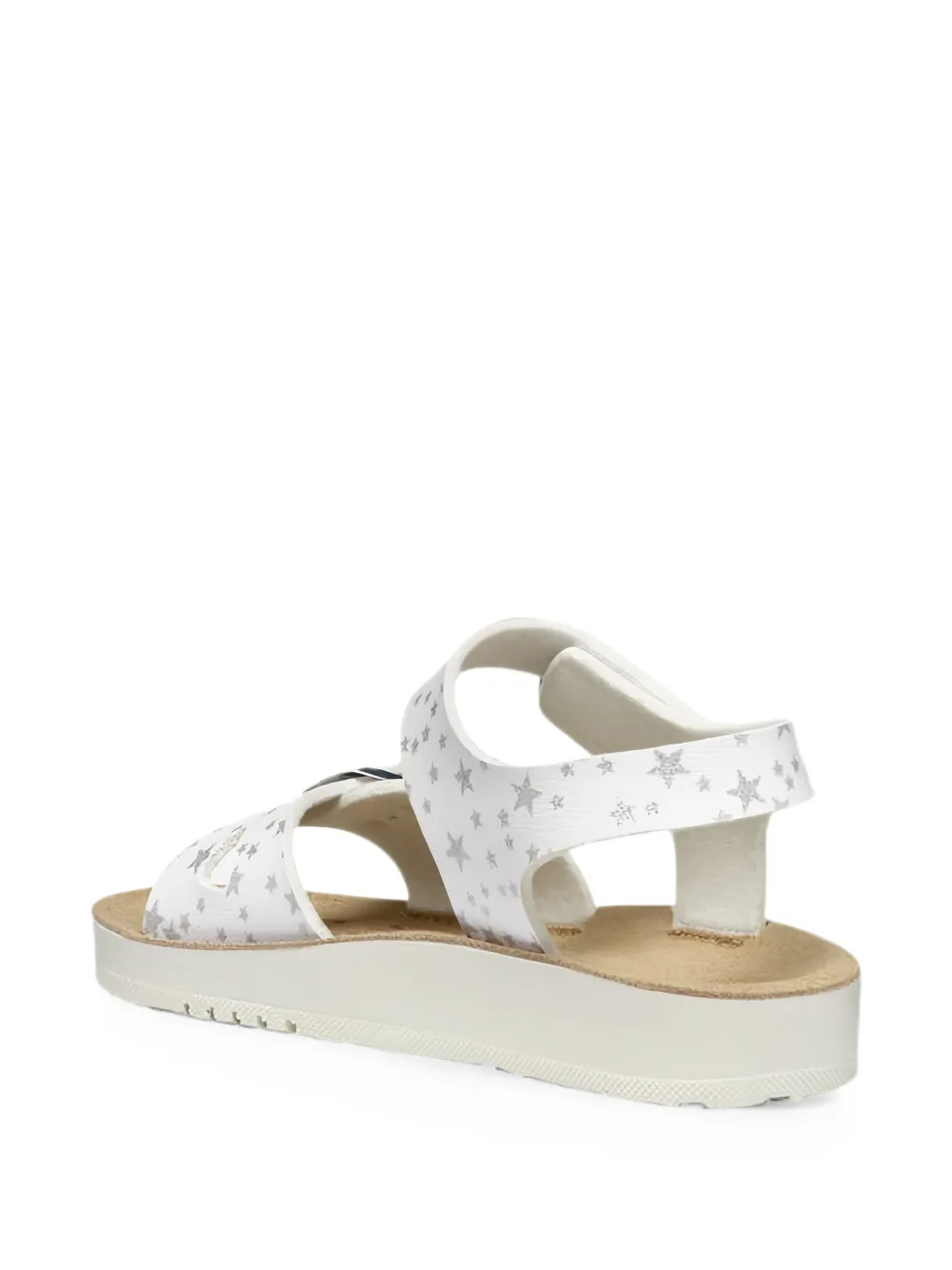 Geox Kids Costarei star-print sandals Wit