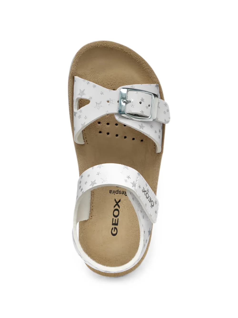 Geox Kids Costarei star-print sandals Wit