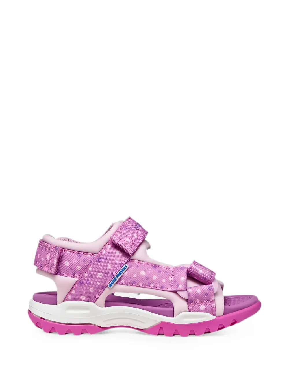 Geox Kids touch-strap sandals Paars