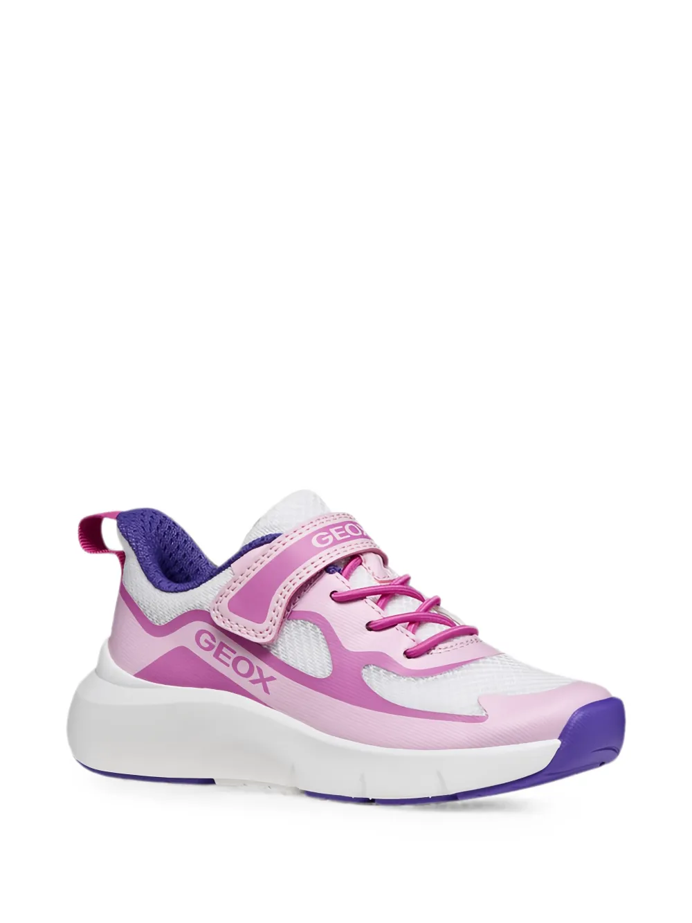 Geox Kids Pro-Ran touch-strap sneakers Wit