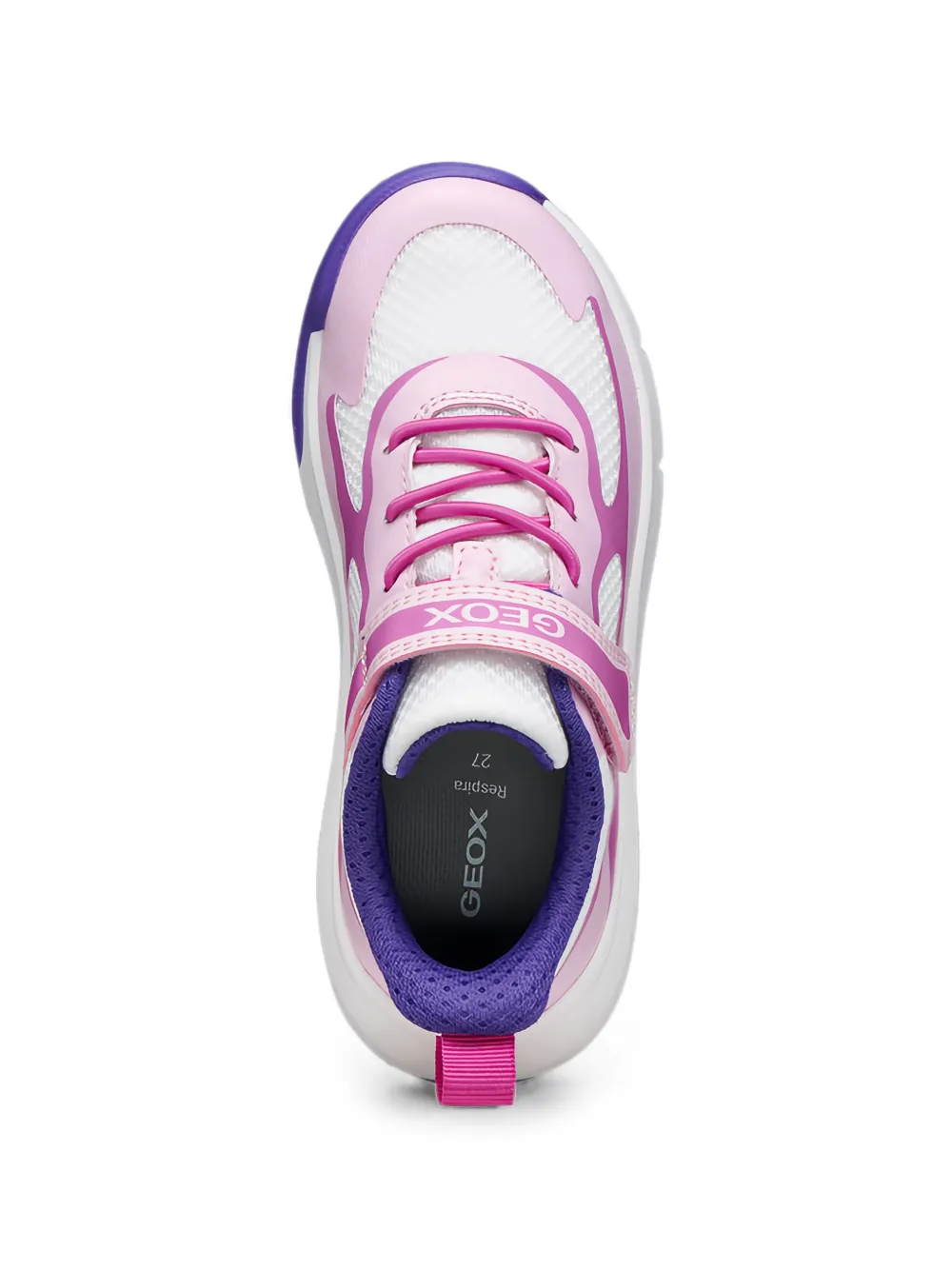Geox Kids Pro-Ran touch-strap sneakers Wit