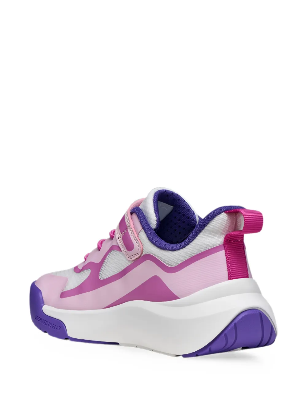 Geox Kids Pro-Ran touch-strap sneakers Wit