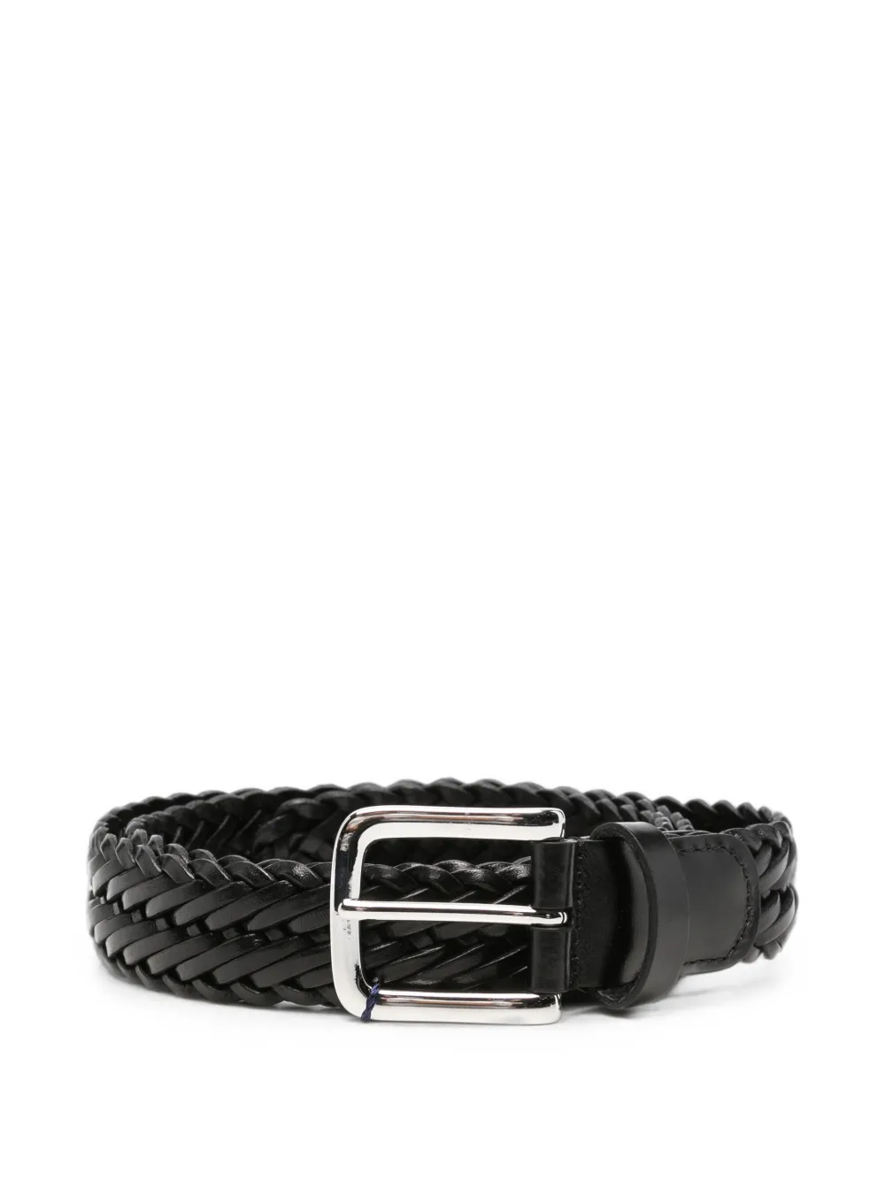 Anderson's woven leather belt - Nero