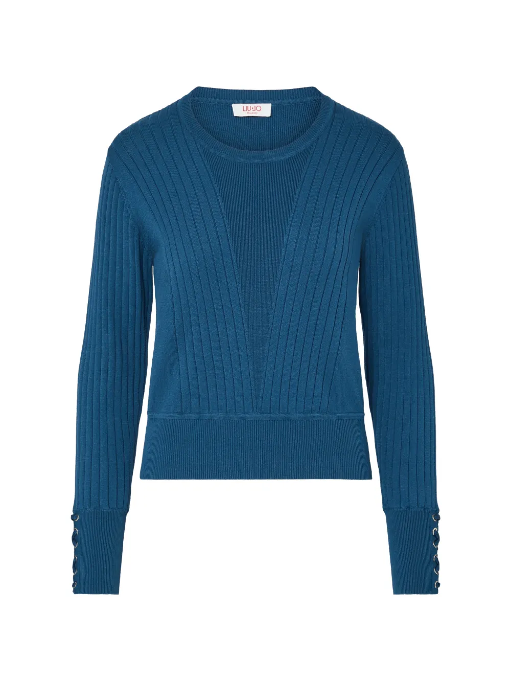 LIU JO sweater with laces - Blu