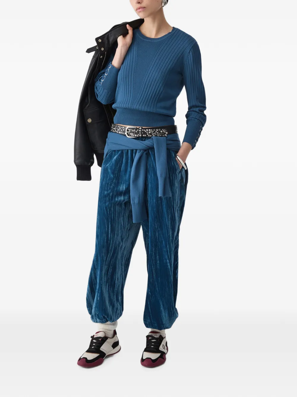 LIU JO Trui met veters Blauw