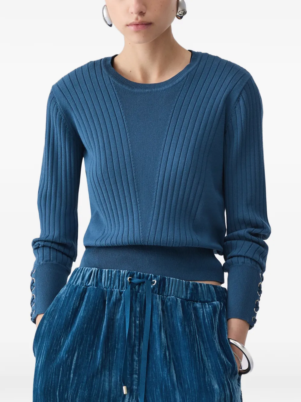 LIU JO Trui met veters Blauw