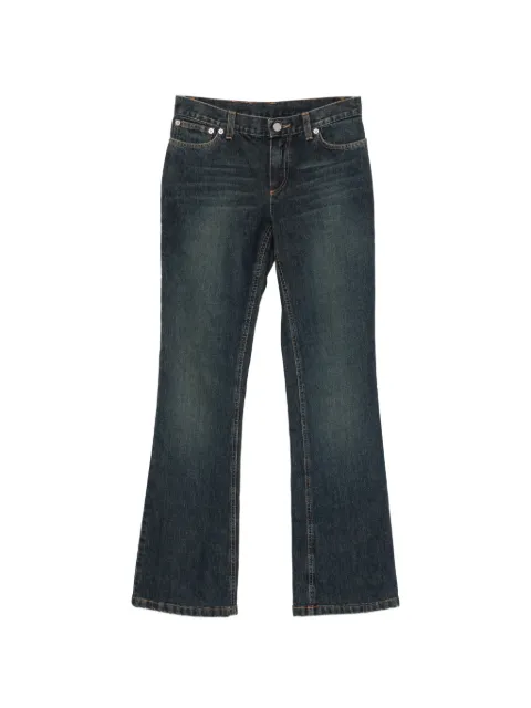 John Richmond Vintage 2000s logo-appliqué jeans