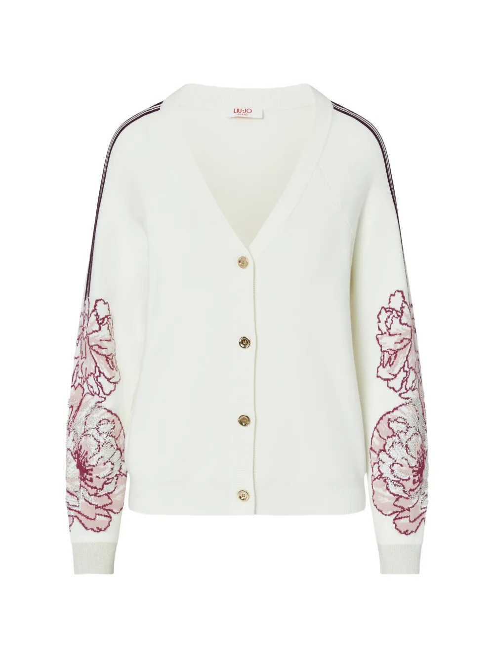 LIU JO jacquard cardigan - Toni neutri