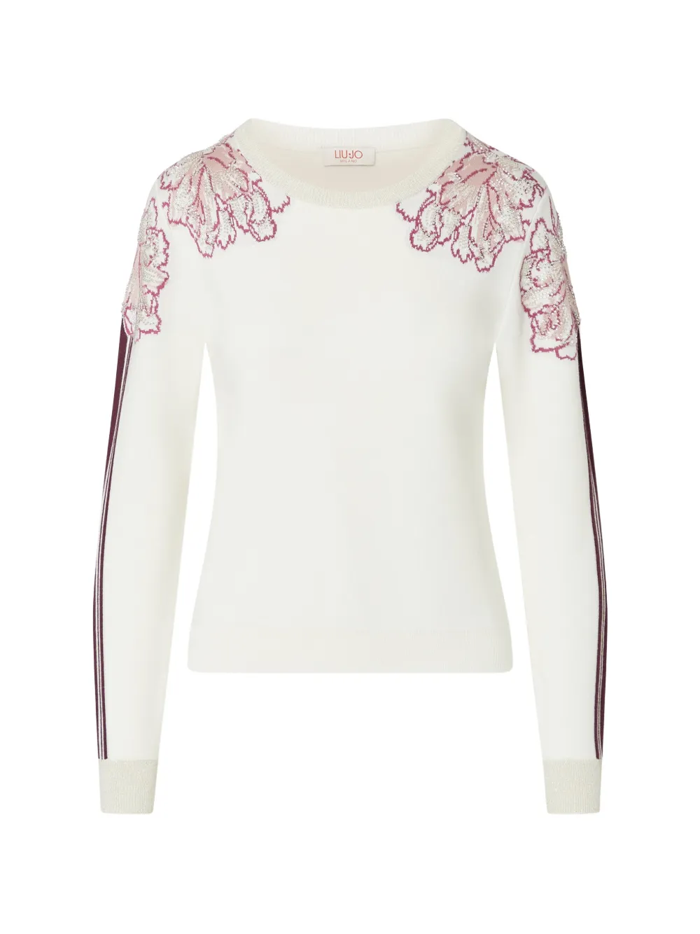 LIU JO jacquard sweater - Bianco