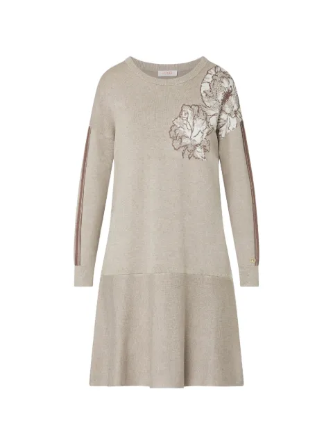 LIU JO short jacquard knit dress