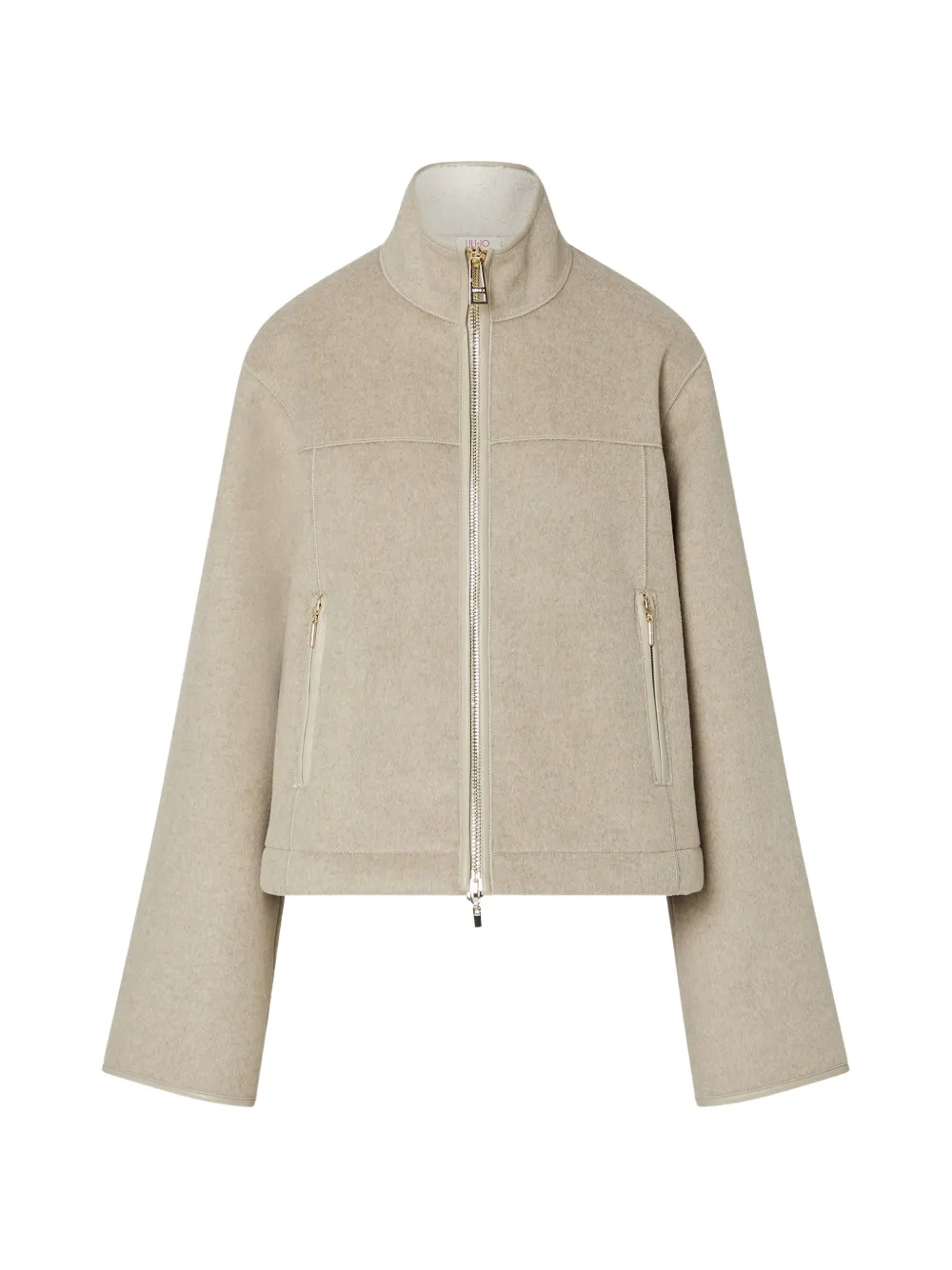 LIU JO boxy synthetic shearling coat - Toni neutri