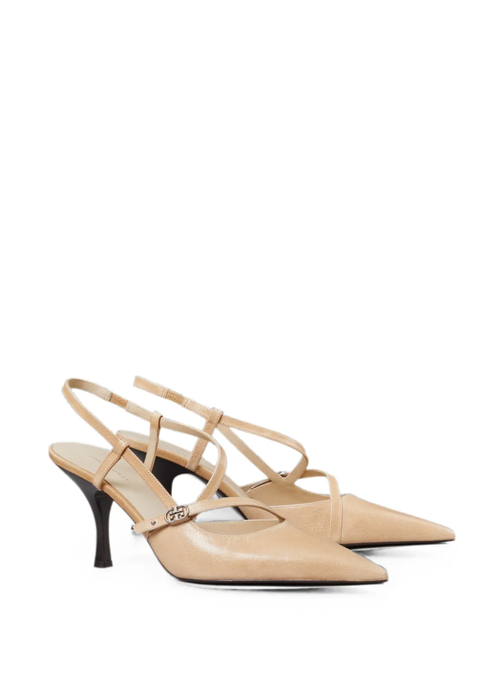 Tory Burch Double T buckle pumps Beige