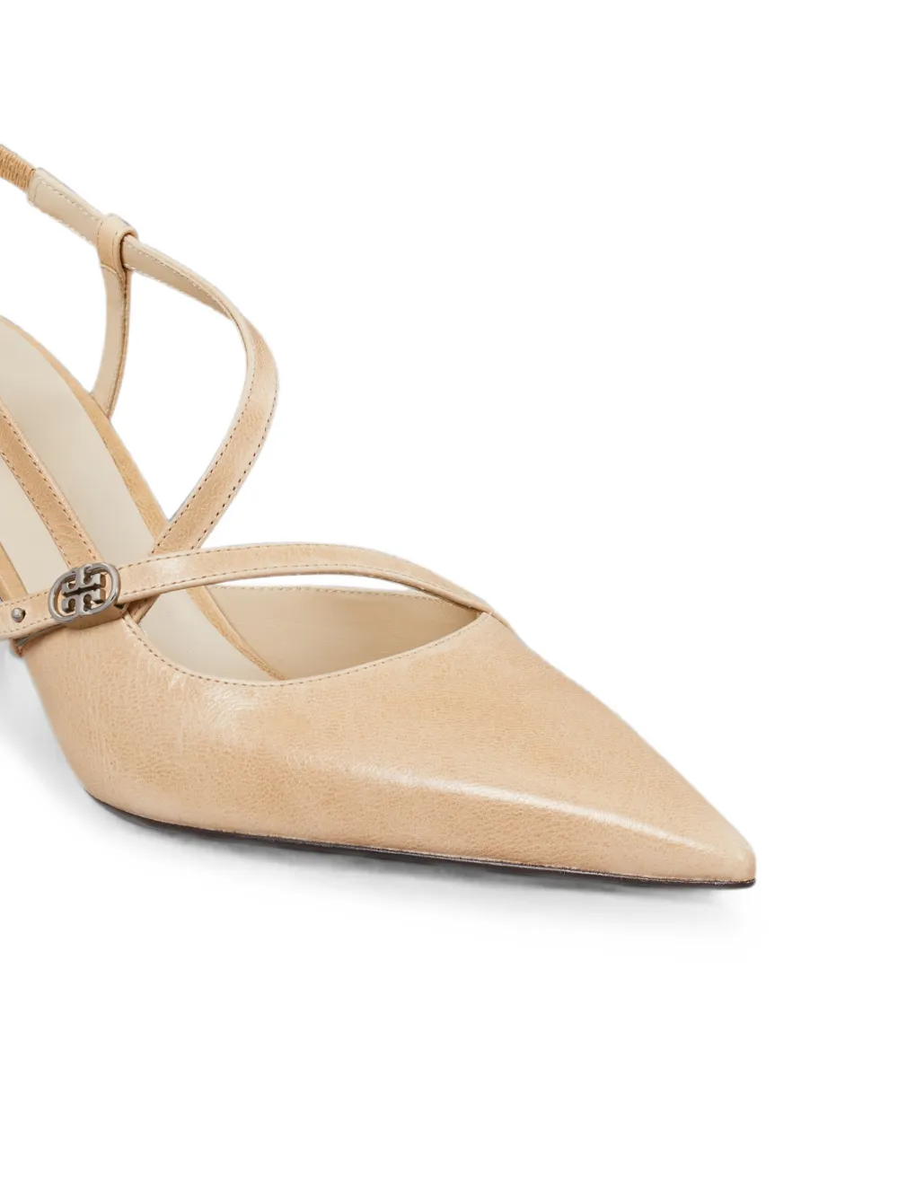 Tory Burch Double T buckle pumps Beige