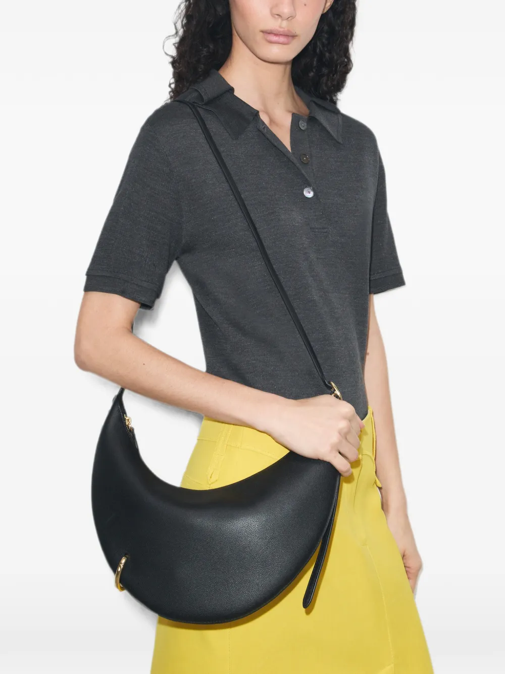 Tory Burch Pierced crossbodytas Zwart