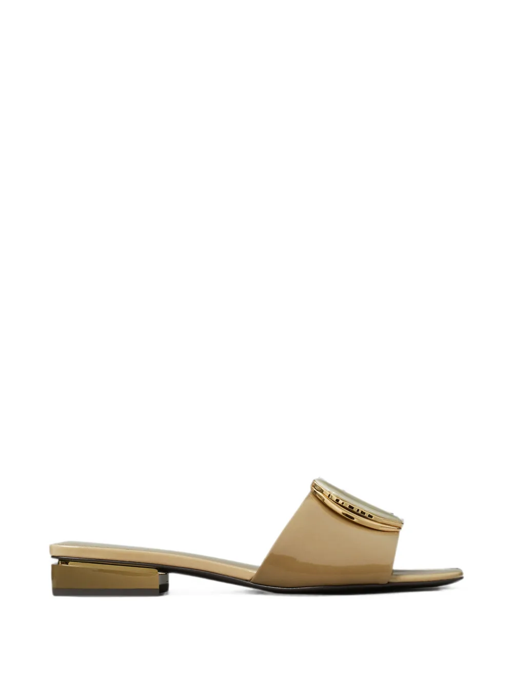 Tory Burch Sandali slides Patos con tacco - Toni neutri