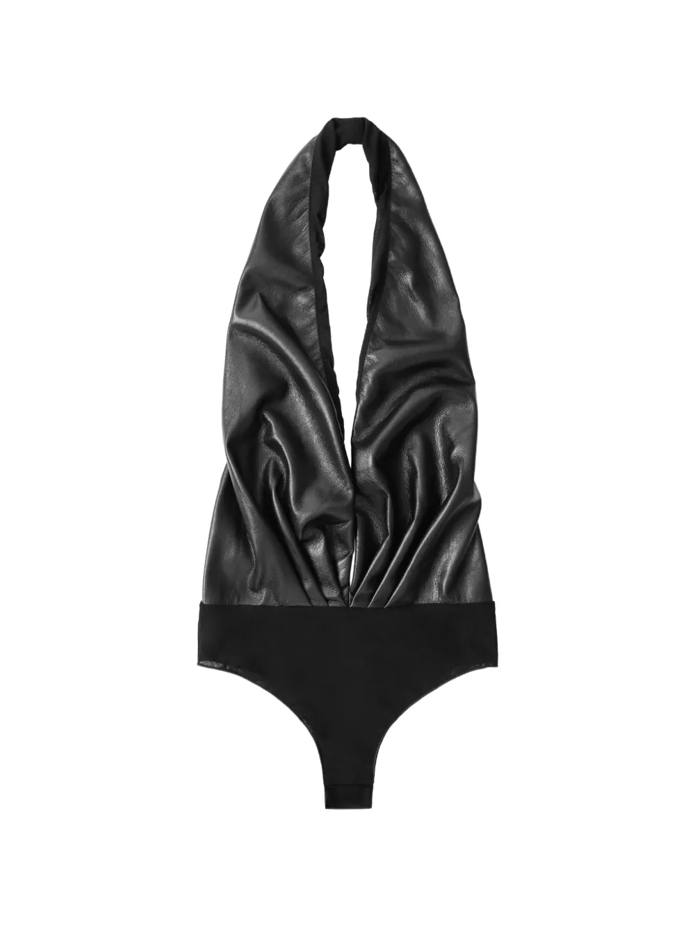 THE ANDAMANE Zendaya halterneck bodysuit - Black