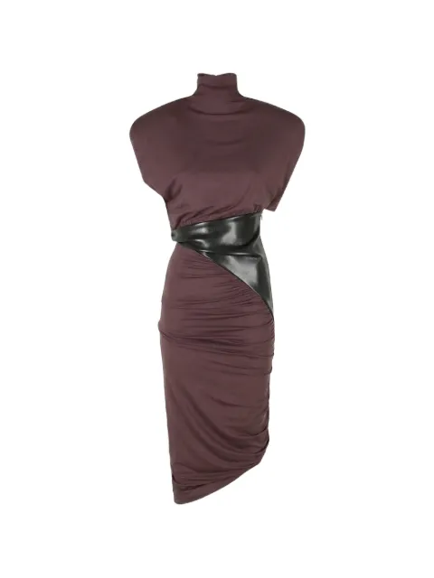 THE ANDAMANE Ursula draped midi dress