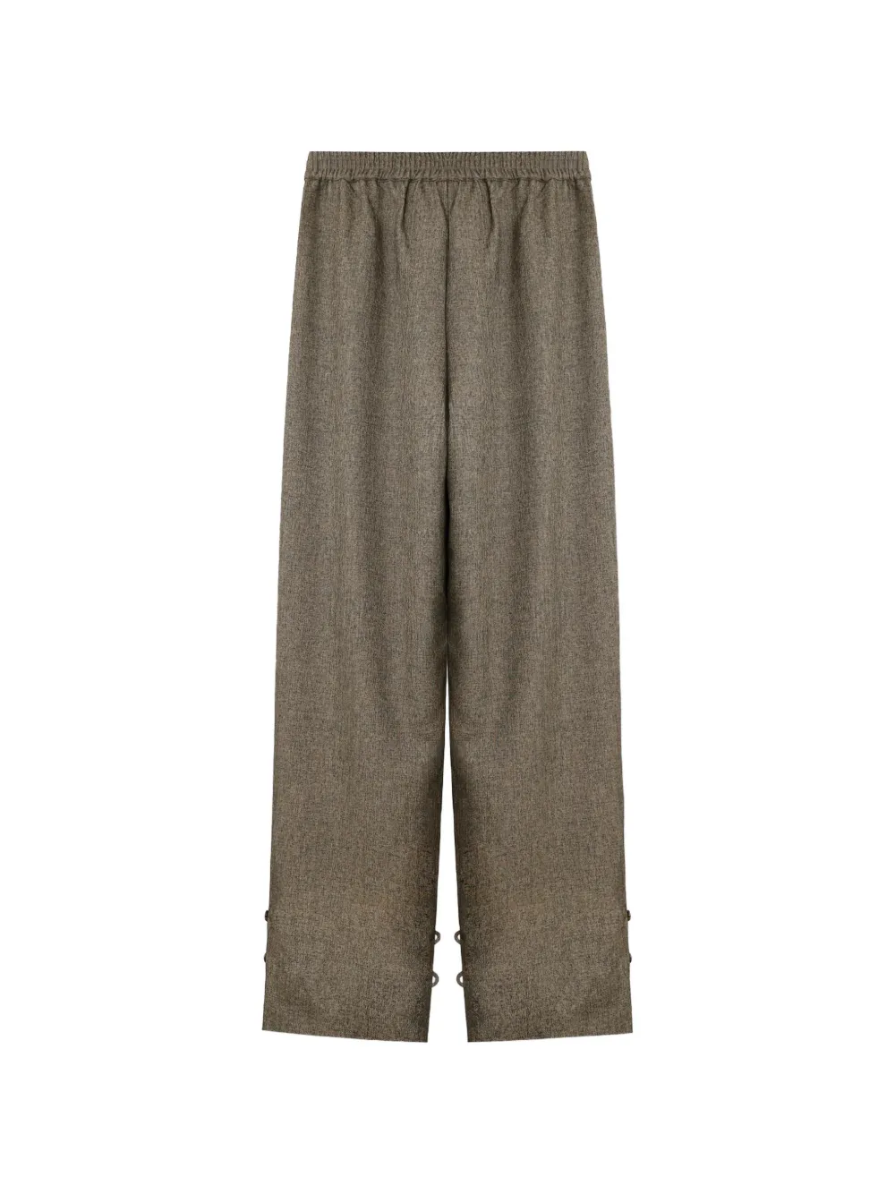 THE ANDAMANE Renee button-detail trousers - Marrone