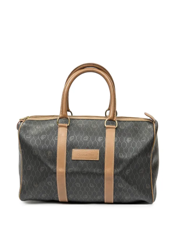 Dior Pre-owned Boston Travel Bag in Black