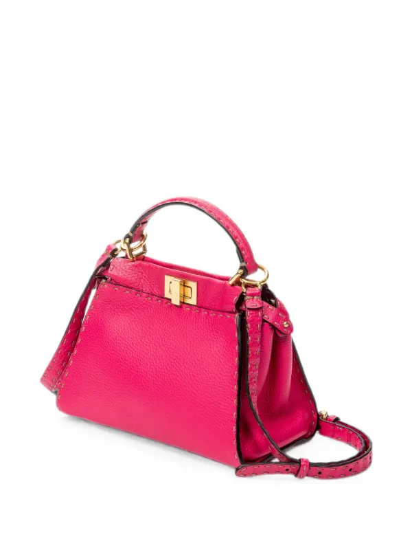 Fendi Pre-Owned ピーカブー ハンドバッグ ミニ | ピンク | FARFETCH JP