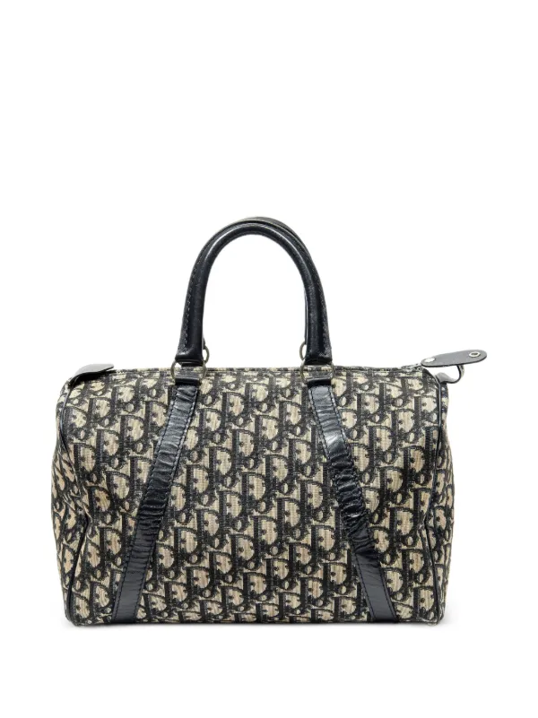 Christian Dior Pre-Owned オブリーク ボストン バッグ | ニュートラル
