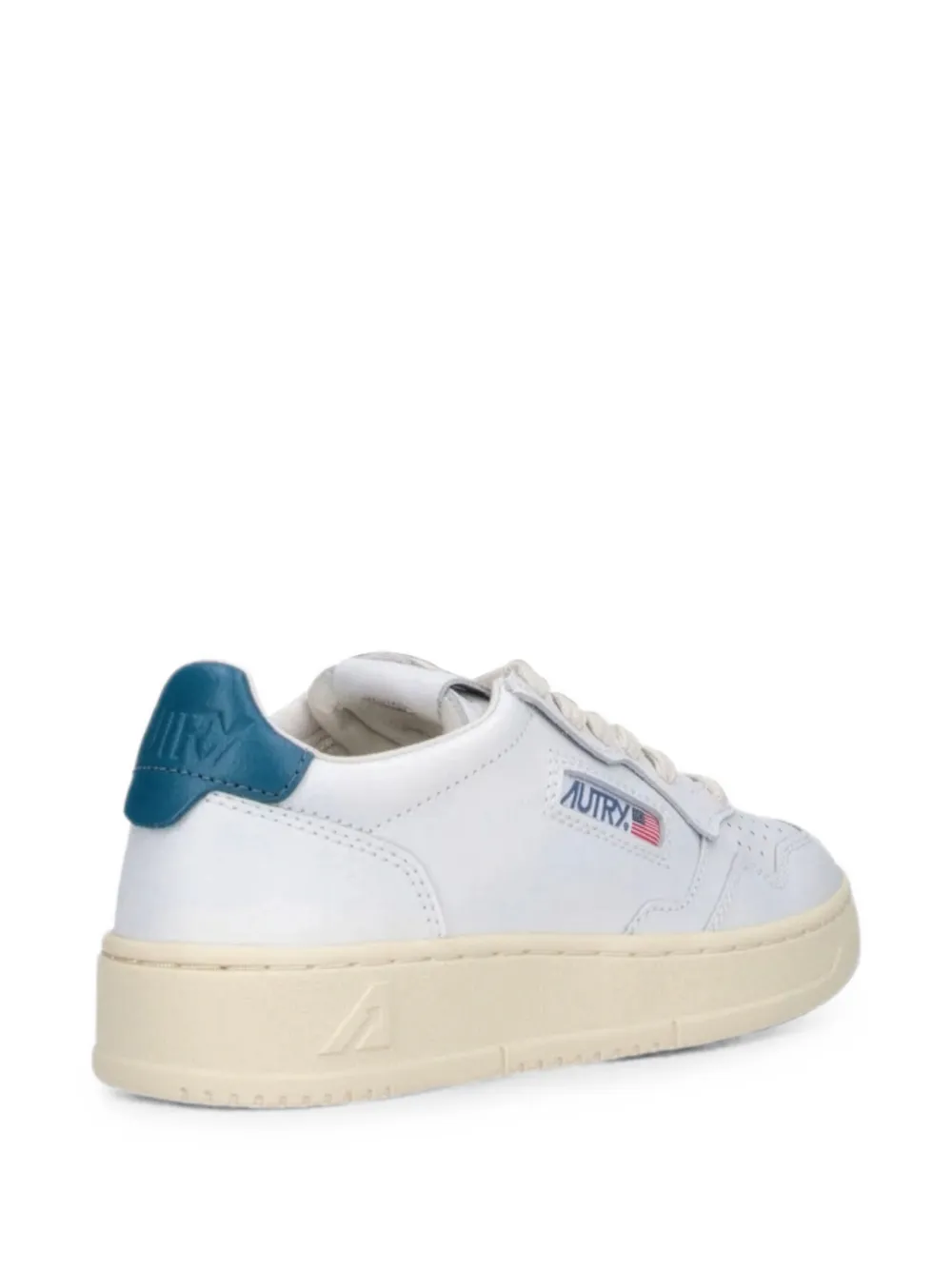 Autry Medalist perforated sneakers Wit