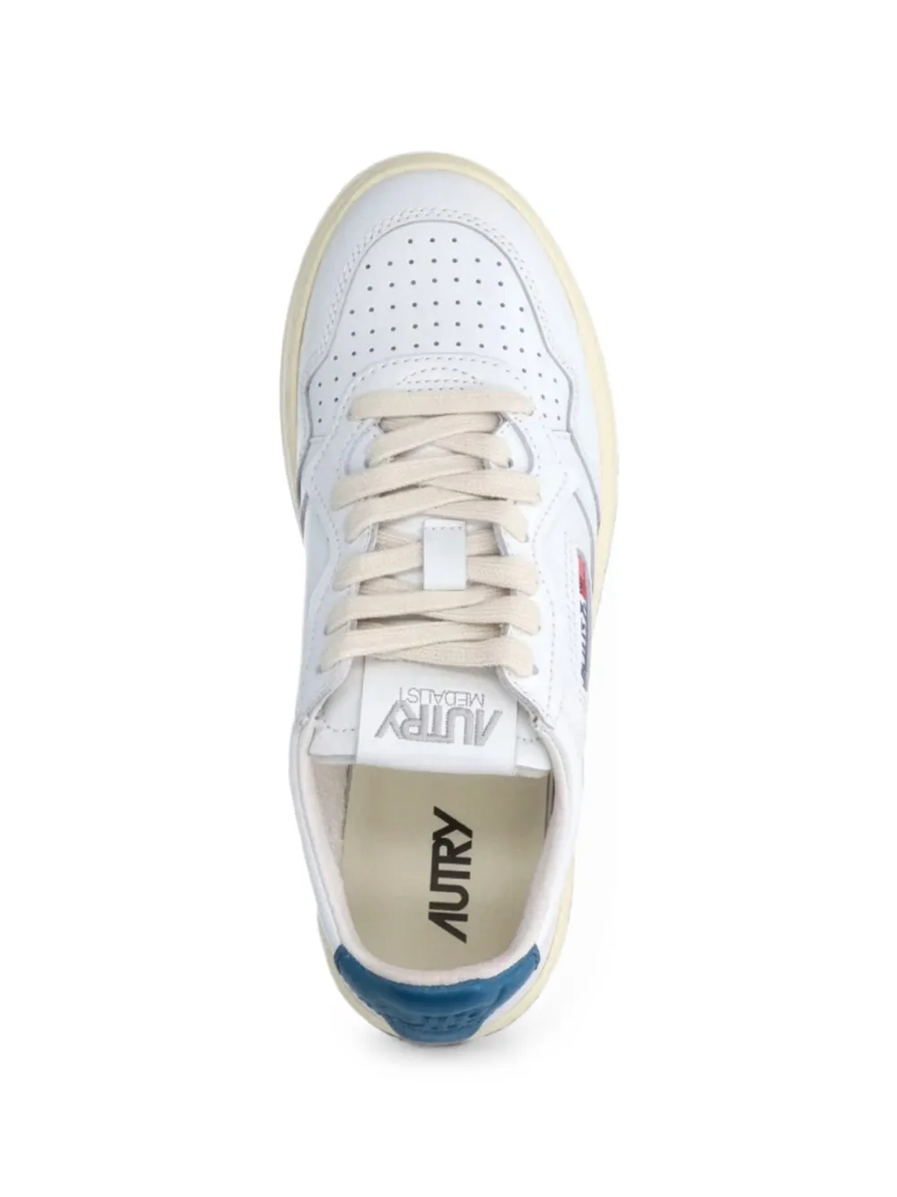 Autry Medalist perforated sneakers Wit