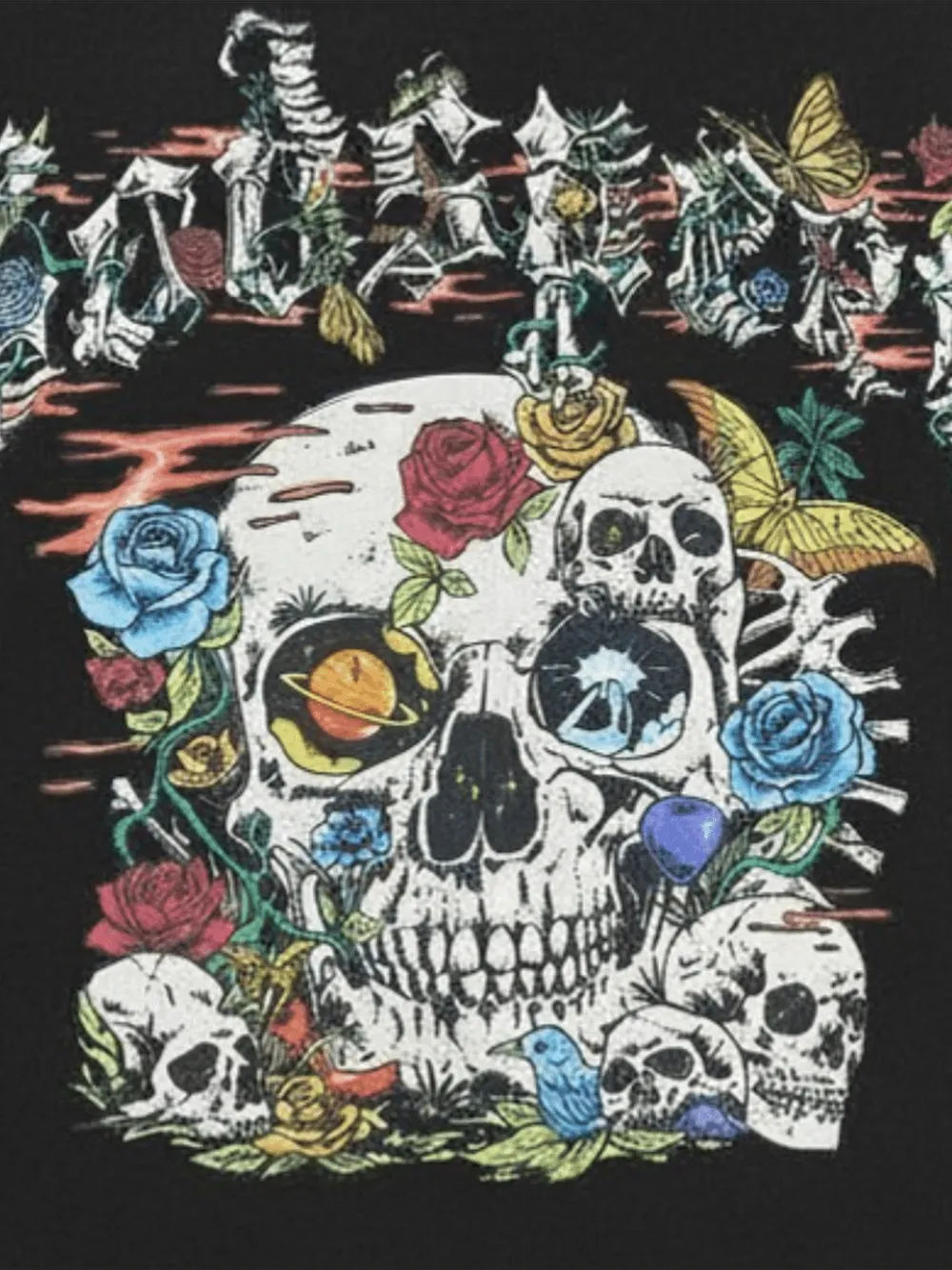 GODSPEED graphic-print T-shirt Zwart