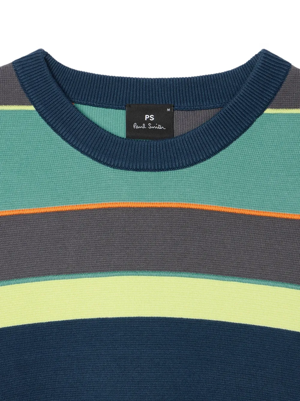 Paul Smith Gestreepte katoenen trui Blauw