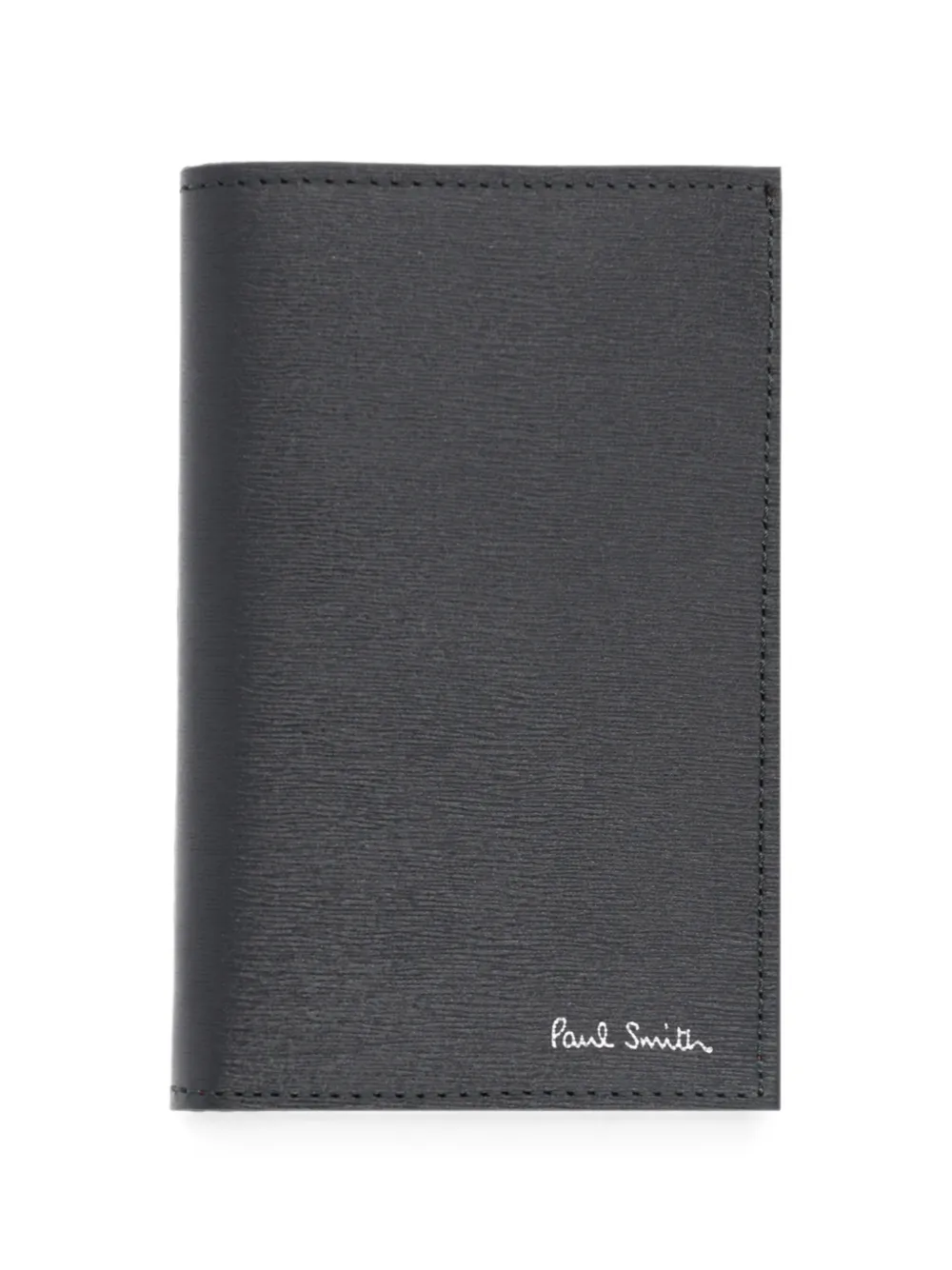 Paul Smith logo-print leather cardholder - Nero