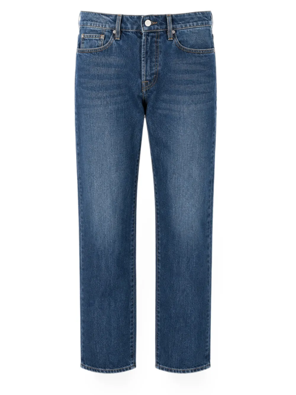 PS Paul Smith Organic Authentic straight jeans met vervaagd effect Blauw