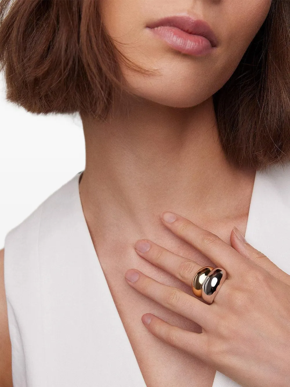 Jennifer Fisher Chavez two-tone ring - Oro