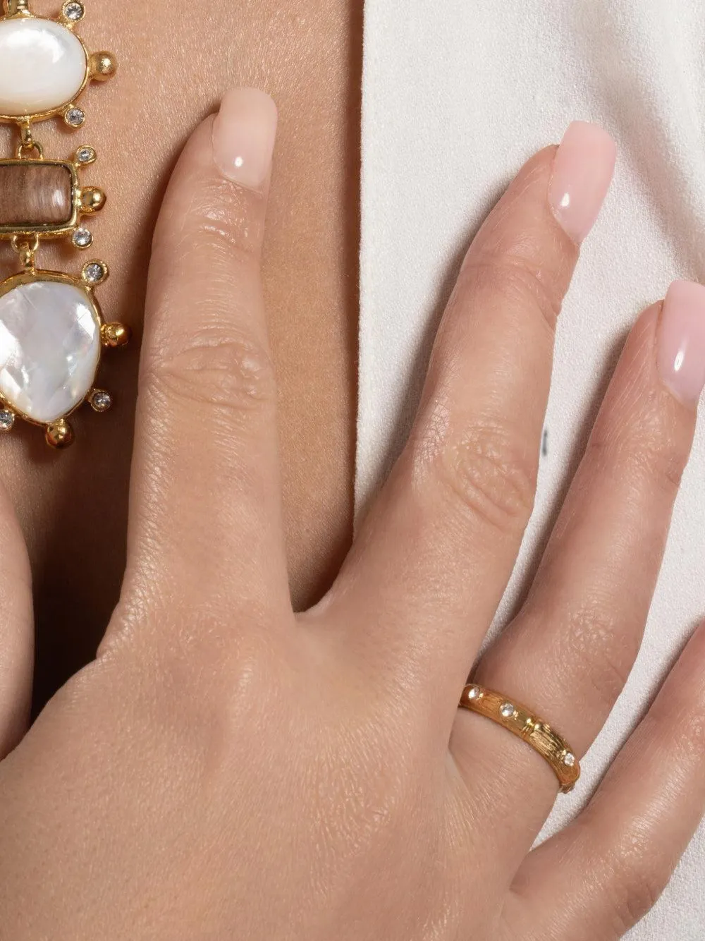 Gas Bijoux Bambini Liane crystal-embellished ring